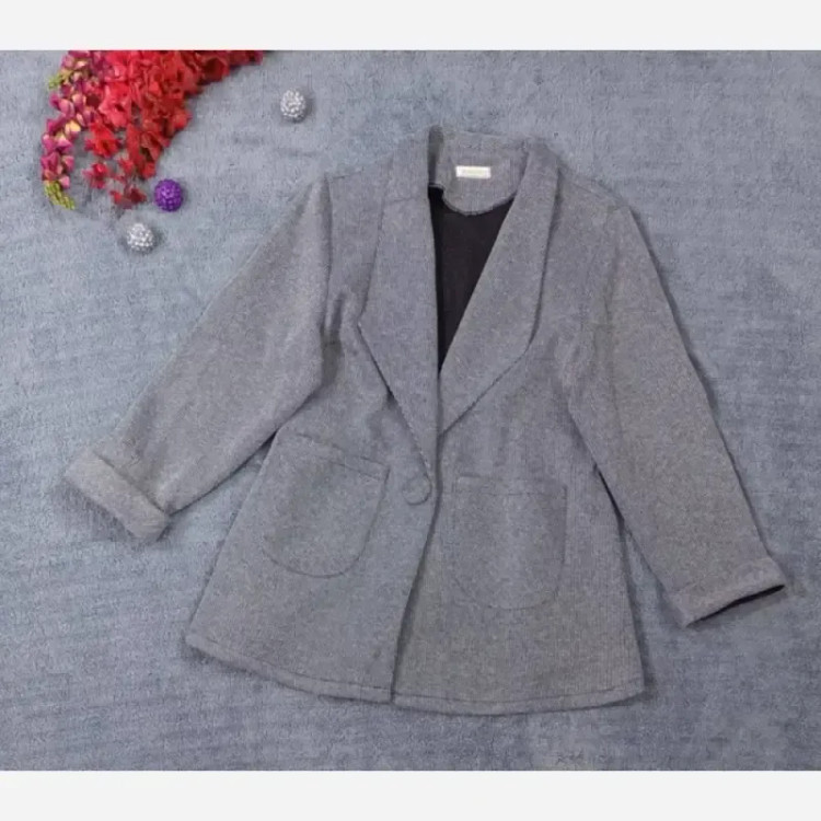 پالتو یقه آرشال زنانه جنس کوپرا کیفیت عالی قد 80 ذغالی طوسی