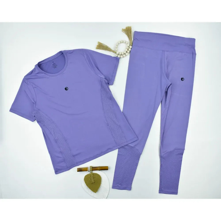 ست تیشرت و شلوار باشگاهی زنانه جنس فیلازت تک سایز رنگ تصویر