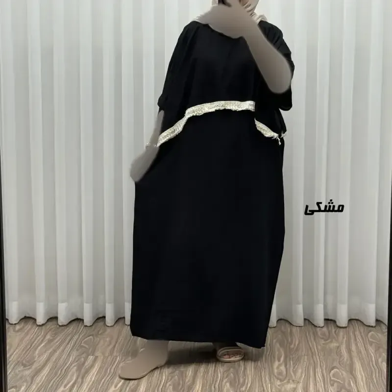 سارافون زنانه جنس بابوس فری سایز مناسب تا سایز 52 مدل H1867